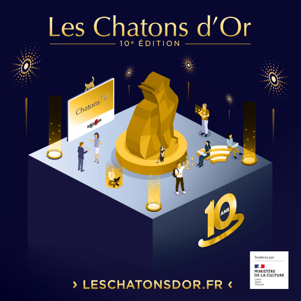 Les Chatons d’Or : découvrez les affiches lauréates de l’édition des 10 ans !