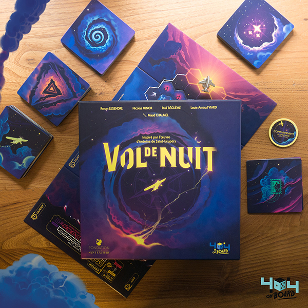 « Vol de nuit » : un jeu de plateau inspiré par Saint-Exupéry et signé par quatre Anciens d’e-artsup !