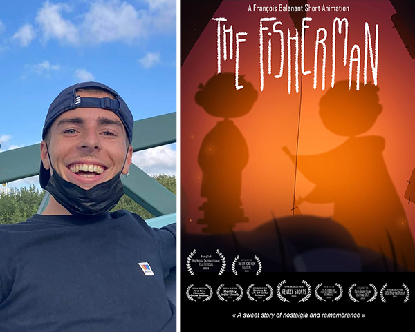Un prix et plusieurs festivals pour The Fisherman, le court d’animation de François Balanant (promo 2021)