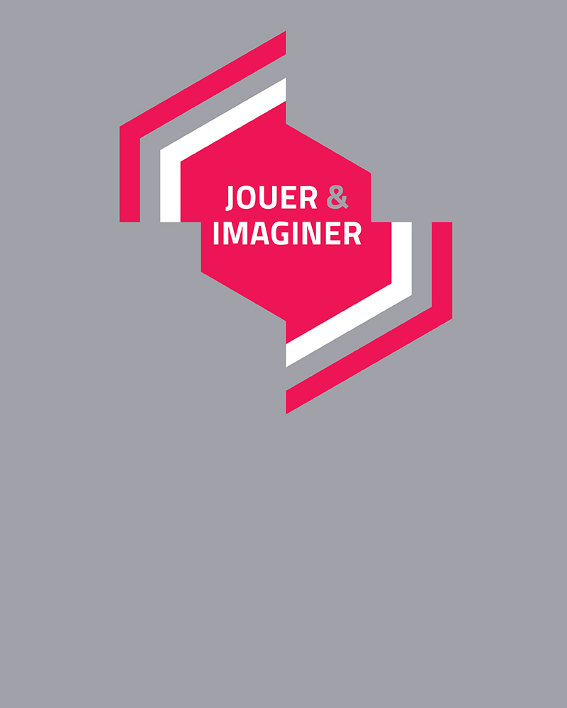 Logo de l'exposition des Grands Projets e-artsup : Jouer & imaginer