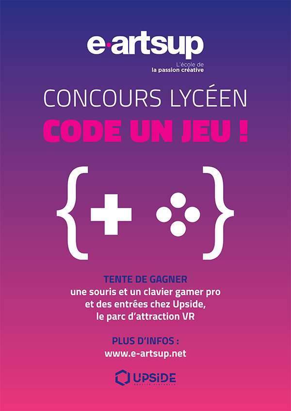 Concours lycéen : code ton jeu vidéo avec e-artsup Montpellier !