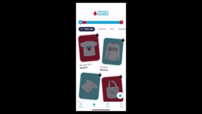 Interface mobile de collecte de dons