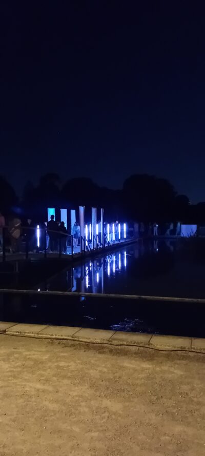 Projection des étudiants d'e-artsup Lille à la Nuit des Bassins, à Arras