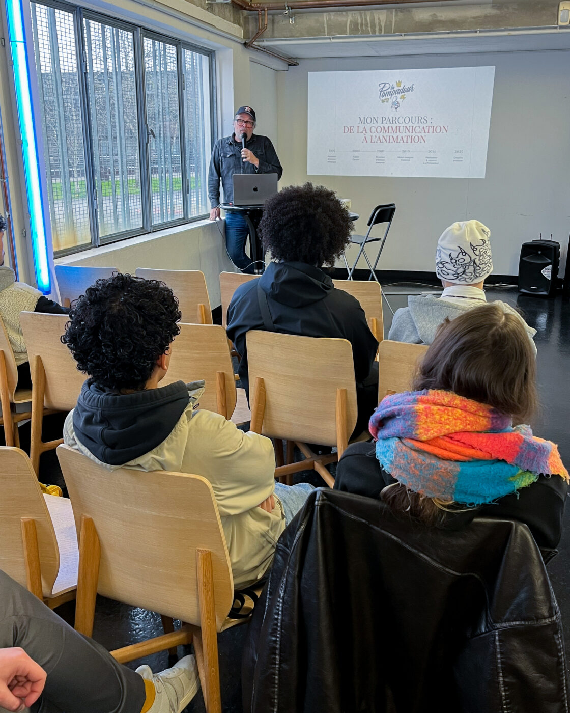 Festival Interférences : préparation des installations en classe - e-artsup