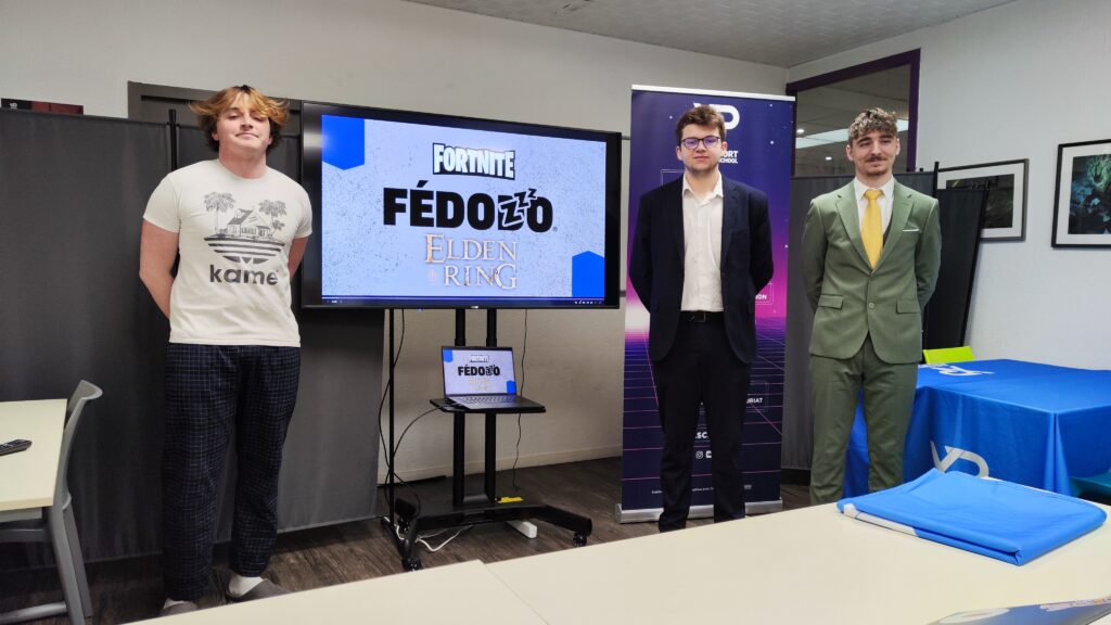 Présentation d’un plan marketing pour un jeu vidéo par des étudiants du mastère professionnel "Marketing & stratégie du jeu vidéo".