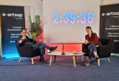 RON DYENS, PRODUCTEUR OSCARISE DE FLOW, FACE AUX ETUDIANTS D’E ARTSUP STRASBOURG