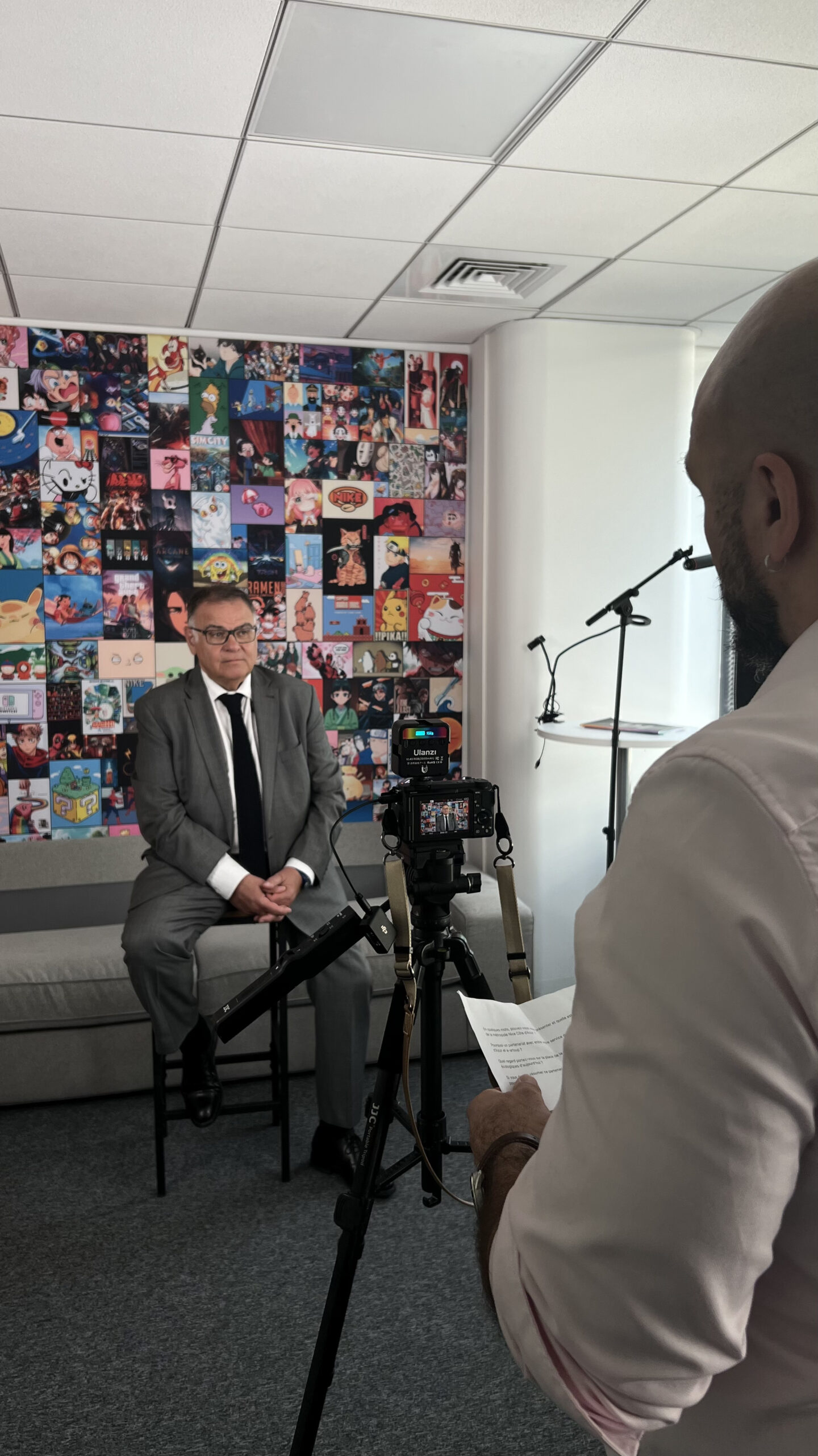 Interview filmée