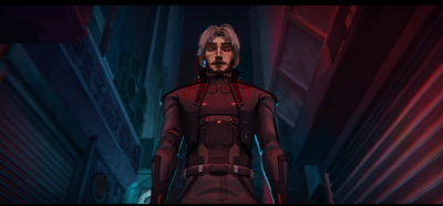 Portrait d'un personnage de science-fiction