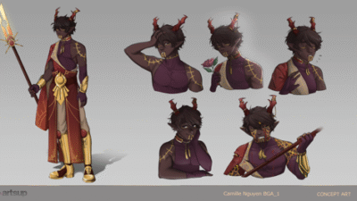 Character design de créatures fantastiques