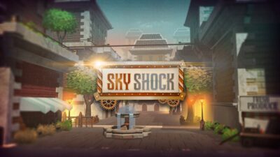 Décor urbain inspiré du jeu vidéo