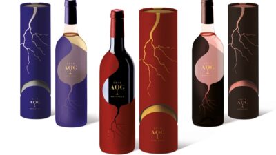 Design de bouteilles de vin