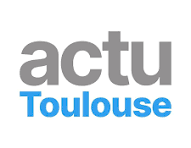 Logo d'Actu Toulouse, partenaire de l'école e-artsup