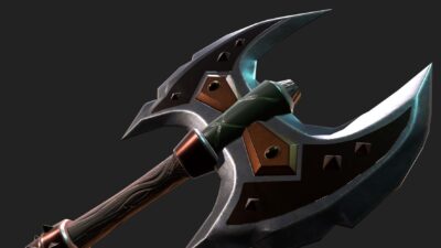 Concept d'arme futuriste pour jeu vidéo