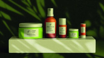 Gamme de produits cosmétiques