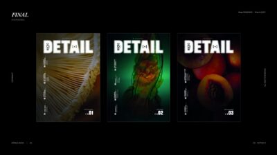 Affiches typographiques contemporaines