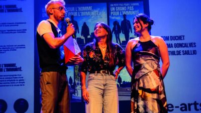 Remise de prix sur scène