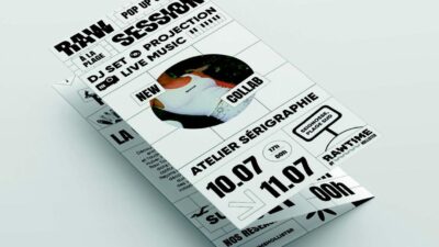 Brochure au design éditorial moderne