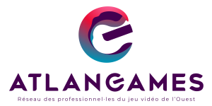Logo de Atlangames, partenaire de l'école e-artsup