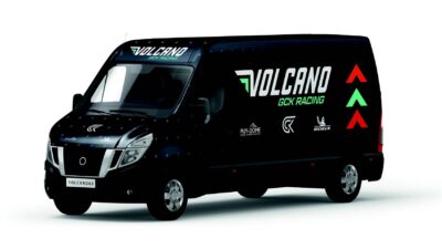 Habillage graphique d'un véhicule utilitaire
