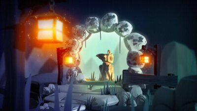 Portail magique dans un univers fantastique