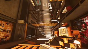 Atelier industriel de science-fiction