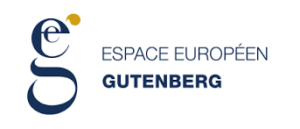 Logo de l'espace européen Gutenberg, partenaire de l'école e-artsup