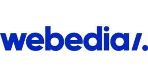 Logo Webedia, une société media-tech et l'un des acteurs mondiaux majeurs du divertissement en ligne.
