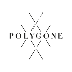 Logo du Polygone, centre commercial à Montpellier