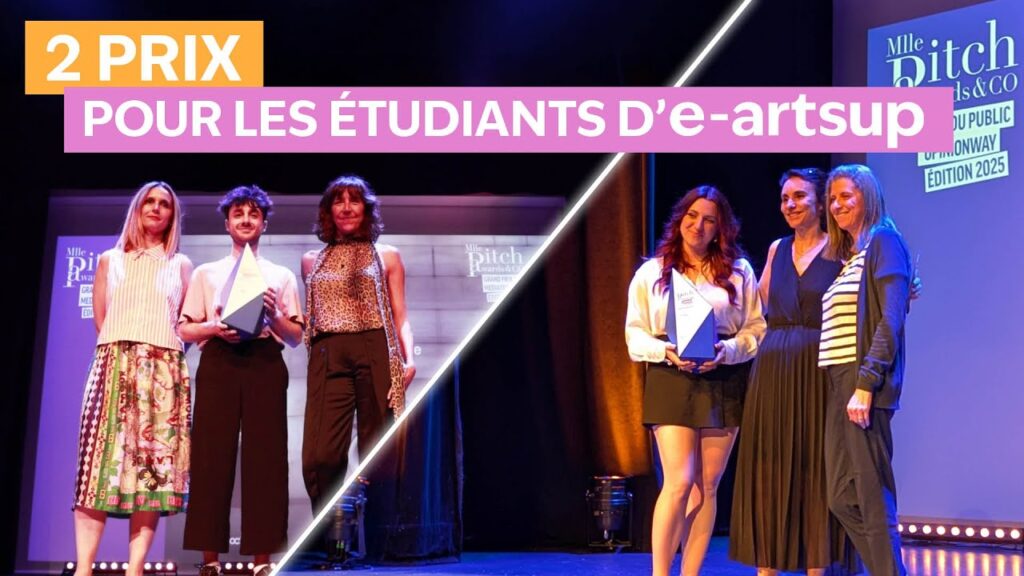 Miniature vidéo, étudiants remportent les Mlle Pitch Awards