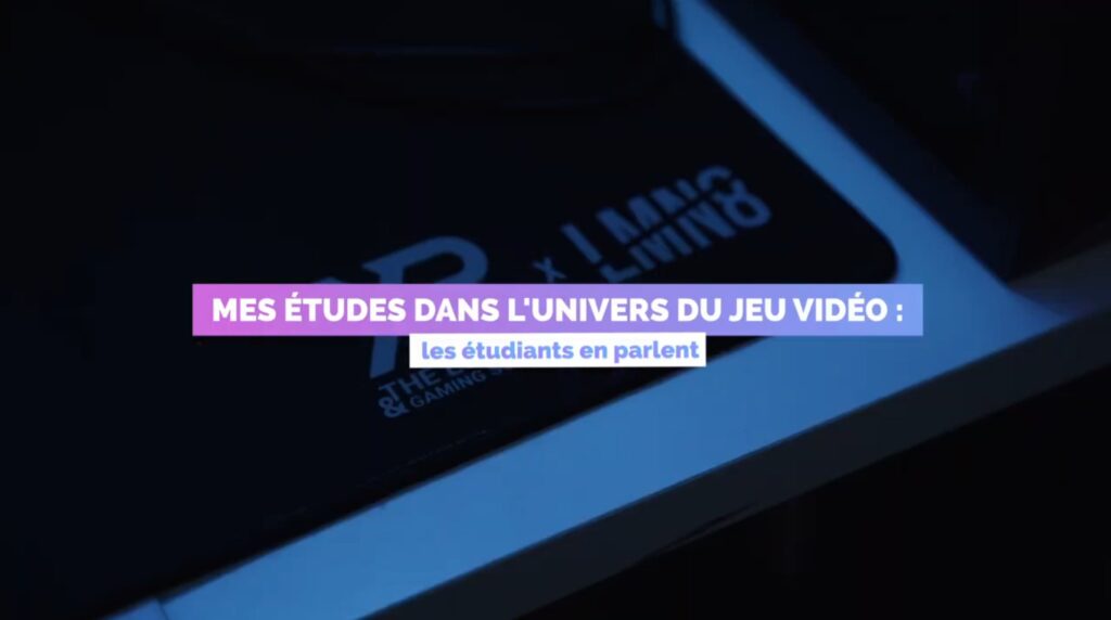 Mes études dans l'univers du jeu vidéo