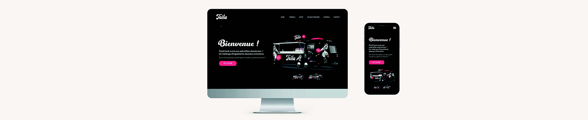 UX design d'un site internet de foodtruck