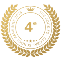 Macaron doré The Rookies, 4e Global School Rankings 2025
