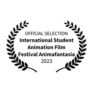 Laurier de sélection pour l'édition 2023 du International Student Animation Film Festival Animafantasia