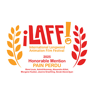 Laurier de mention honorable pour l'édition 2025 du International Longwood Animation Film Festival