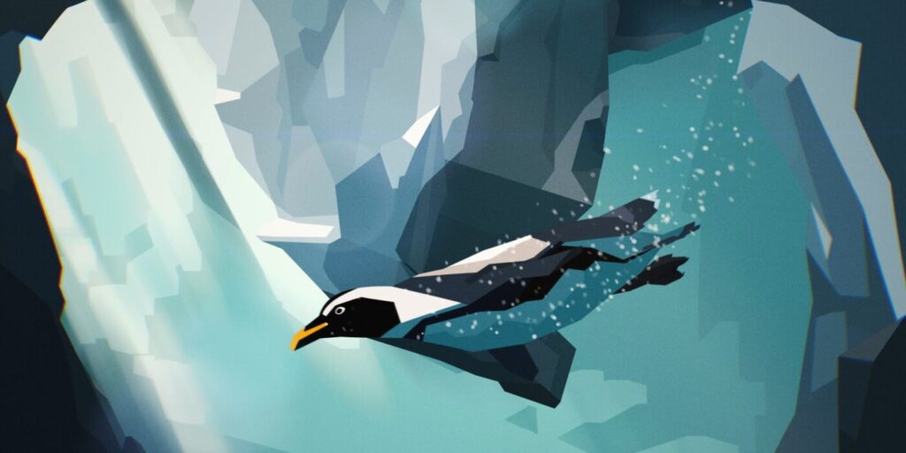 Illustration d'un animal aquatique dans un décor aquatique