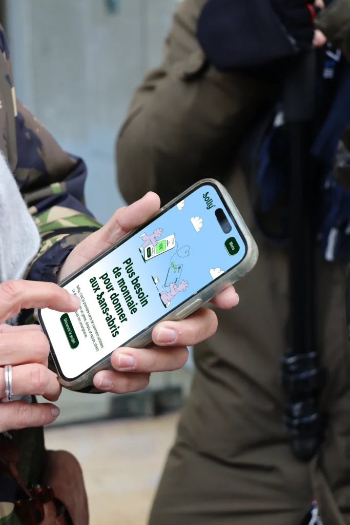 Solly, la carte solidaire : motion design & UX/UI