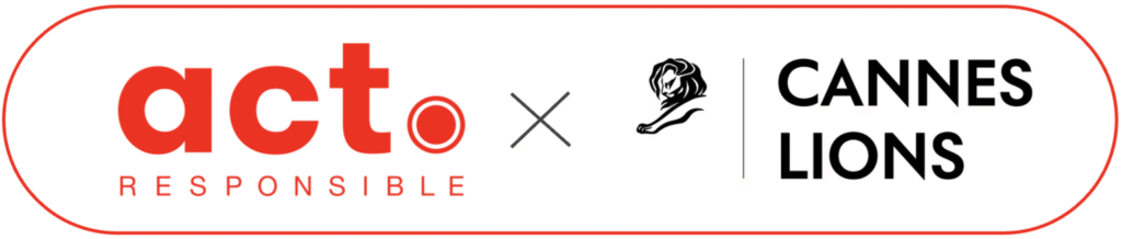 Logo Act Responsible x Cannes Lions